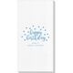 Confetti Dots Happy Birthday Deville Guest Towels Image 4 of 4